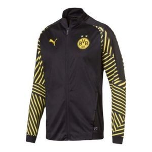 Size XL Puma Men BVB Stadium Training Jacket 75335202 Black And Yellow MSRP $90